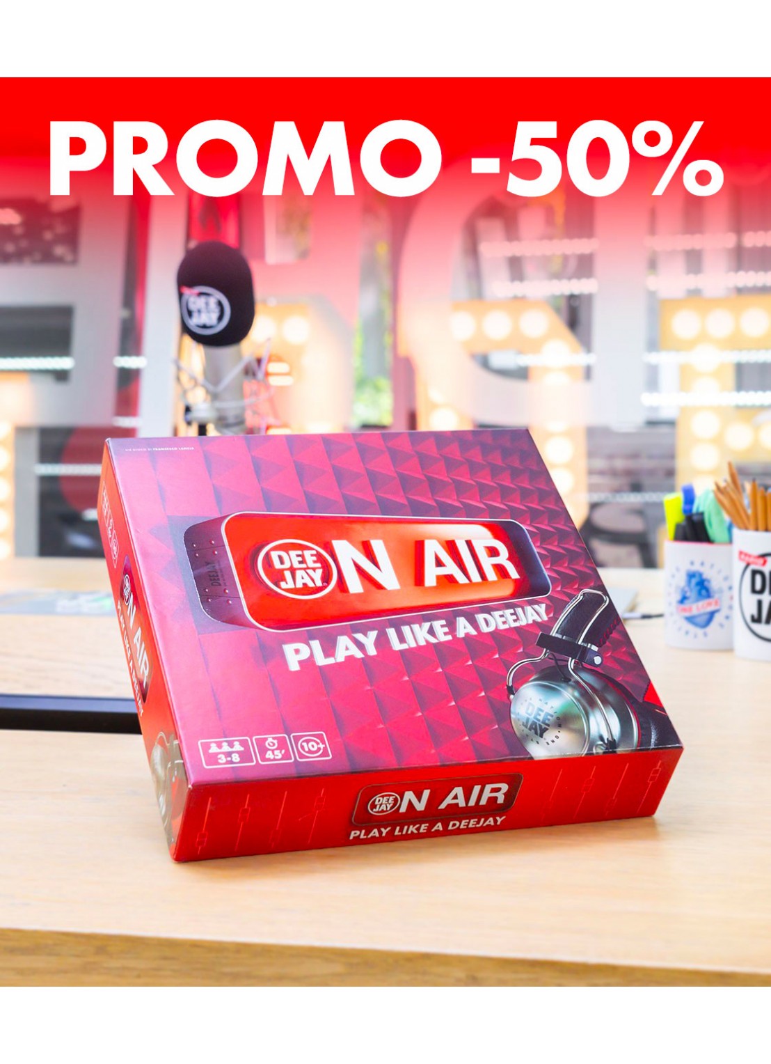 ON AIR - Play Like A Deejay: Il Gioco Da Tavolo Di Radio Deejay (Recensione